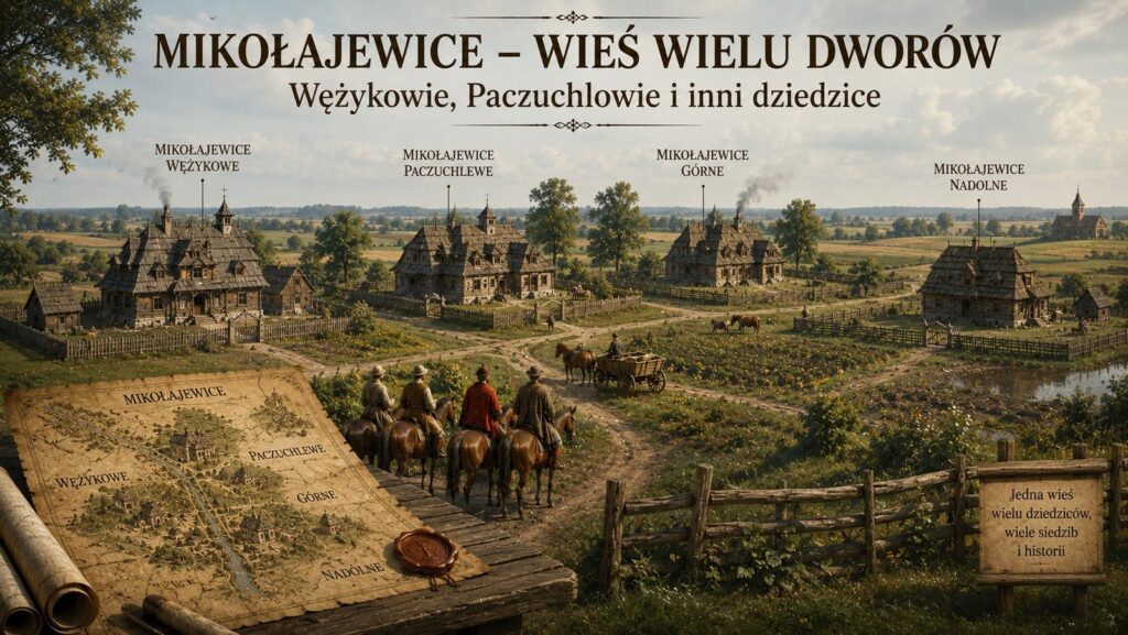 Mikołajewice-wieś wielu dworów.