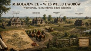 Mikołajewice-wieś wielu dworów.
