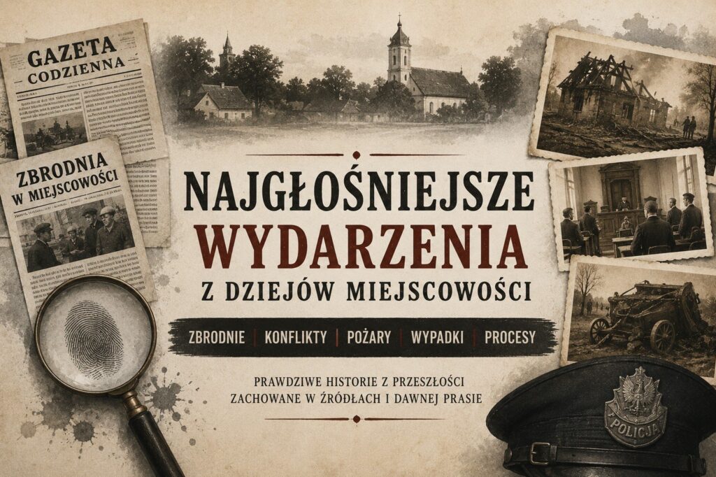 Najgłośniejsze wydarzenia z dziejów miejscowości.